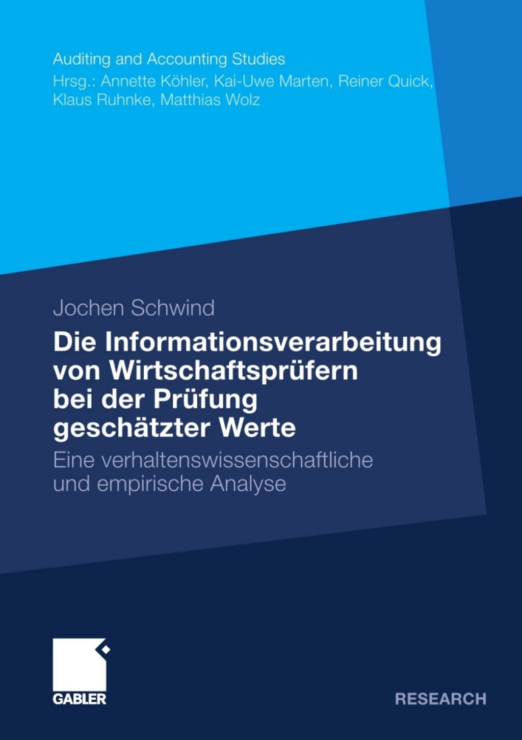 Die Informationsverarbeitung von WirtschaftsprÃ¢â‚¬Å¡ÃƒÂ ÃƒÂ¶Ã‚Â¬Ã¢Ë†Â«fern bei der PrÃ¢â‚¬Å¡ÃƒÂ ÃƒÂ¶Ã‚Â¬Ã¢Ë†Â«fung geschÃ¢â‚¬Å¡ÃƒÂ ÃƒÂ¶Ã‚Â¬ÃƒÅ¸tzter Werte Eine verhaltenswissenschaftliche und empirische Analyse 