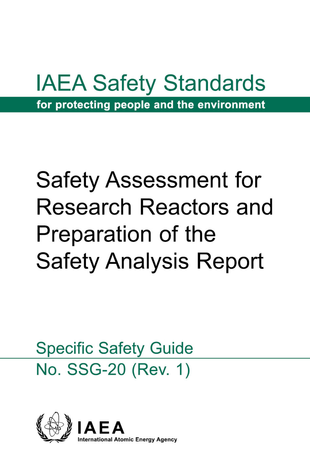 Safety Assessment for Research Reactors and Preparation of the Safety Analysis Report 