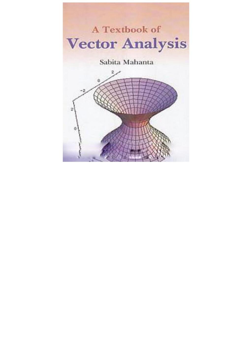 A Textbook Of Vector Analysis 