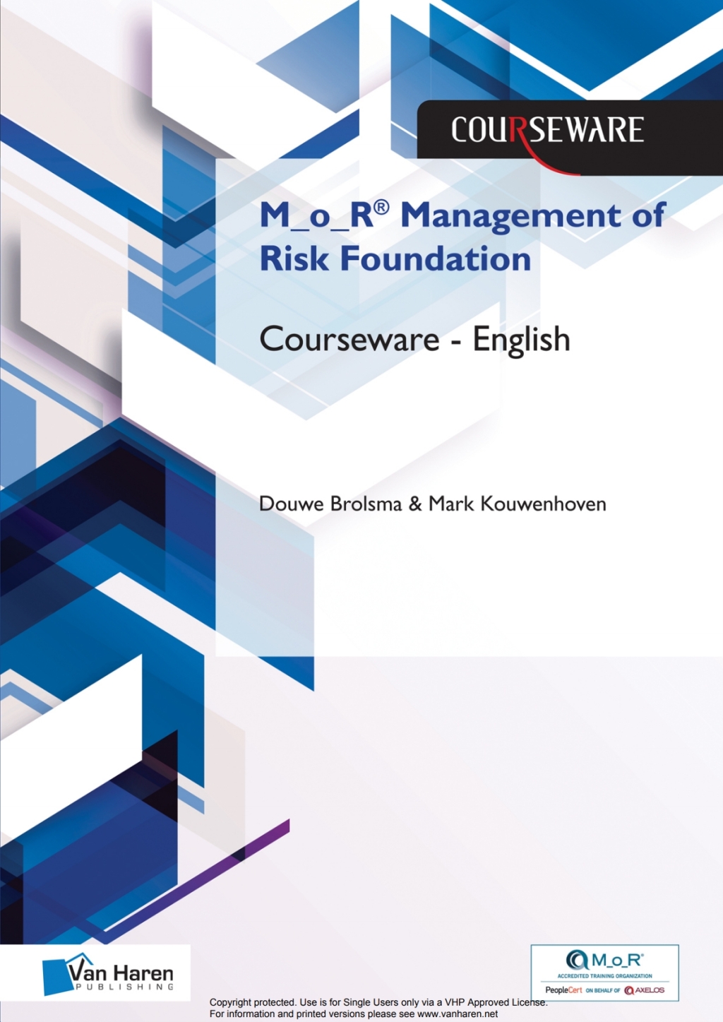 M_o_RÃ‚Â¬Ã‚Â¨Ã¢Ë†Å¡ÃƒÅ“ Management of Risk Foundation Courseware Ã¢â‚¬Å¡Ãƒâ€žÃƒÂ¶Ã¢Ë†Å¡Ãƒâ€˜Ã¢Ë†Å¡Ã‚Â¨ English 1st Edition