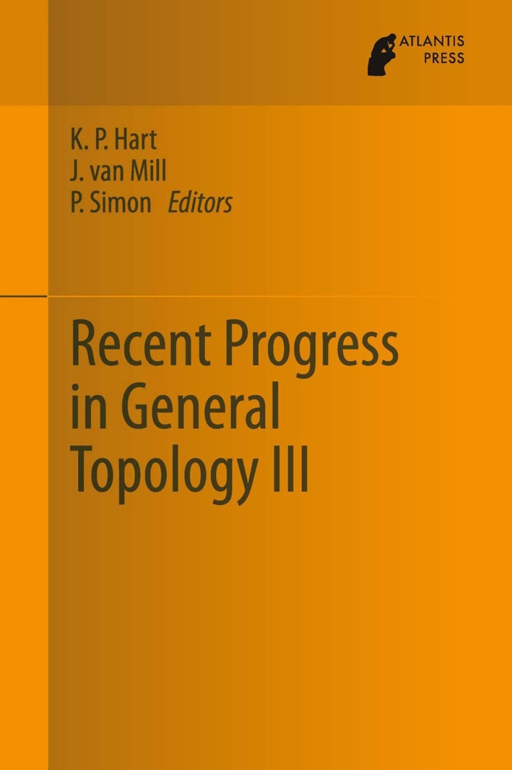 Recent Progress in General Topology III 