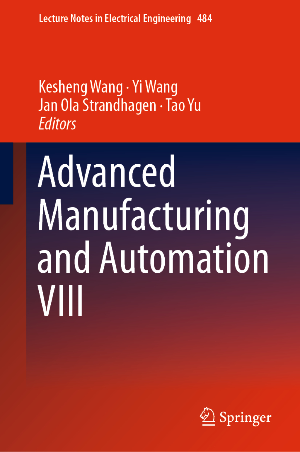 Advanced Manufacturing and Automation VIII 