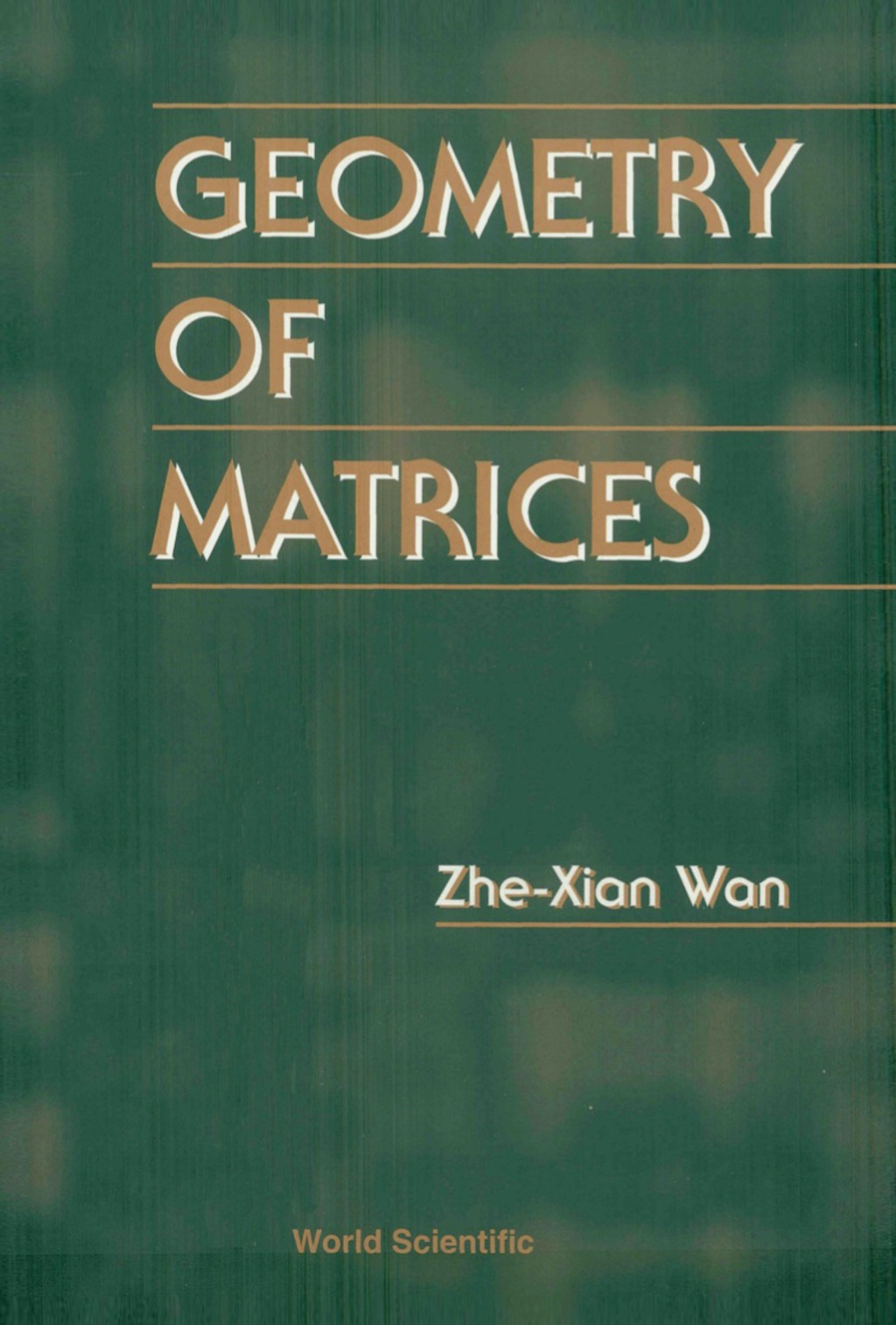 GEOMETRY OF MATRICES In Memory of Professor L K Hua (1910 Ã¢â‚¬Å¡ÃƒÂ ÃƒÂ¶Ã‚Â¬Ã‚Â¢Ã‚Â¬Ã‚Â¨Ã¢Ë†Å¡Ãƒâ€˜Ã‚Â¬Ã‚Â¨Ã¢Ë†Å¡Ã‚Â¨ 1985) 