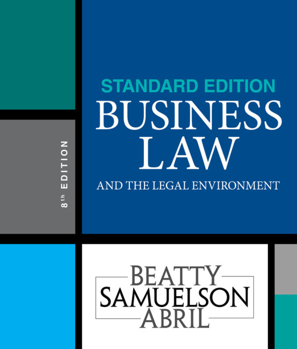 Business Law and the Legal Environment, Standard Edition 8th Edition