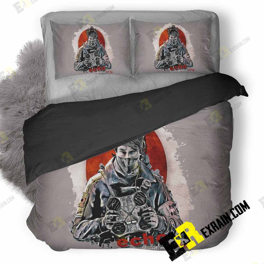 Echo Tom Clancys Rainbow Six Siege Xr 3D Customized Duvet Cover Bedding Set