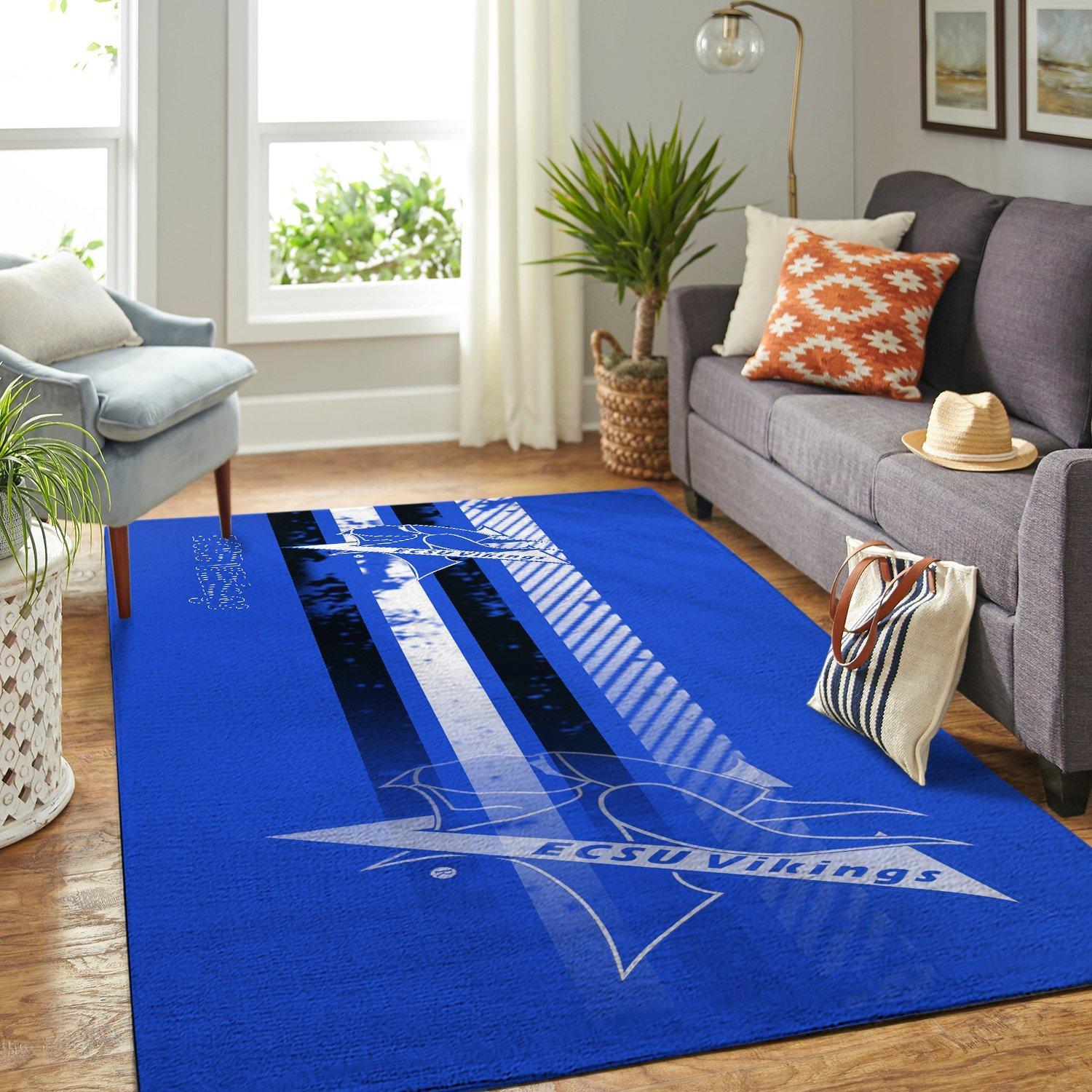 Ecsu Vikings Ncaa Limited Edition Rectangle Rug