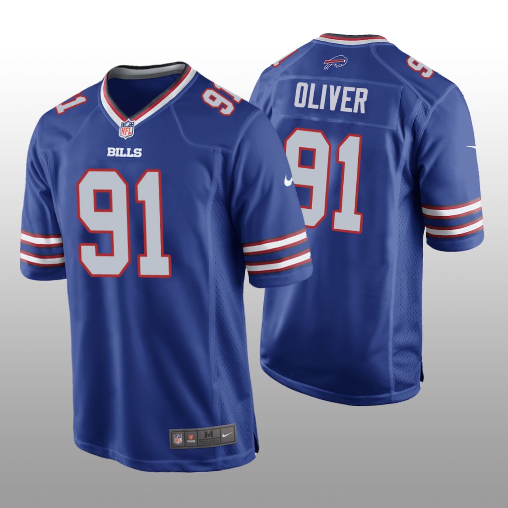 Ed Oliver Buffalo Bills Royal NFL Draft Game Jersey
