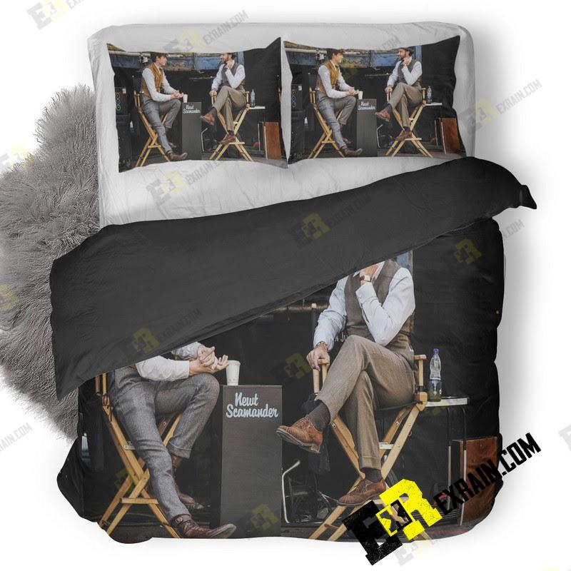 Eddie Redmayne And Jude Law In Fantastic Beasts The Crimes Of Grindlewald Bp 3D Customized Duvet Cover Bedding Set