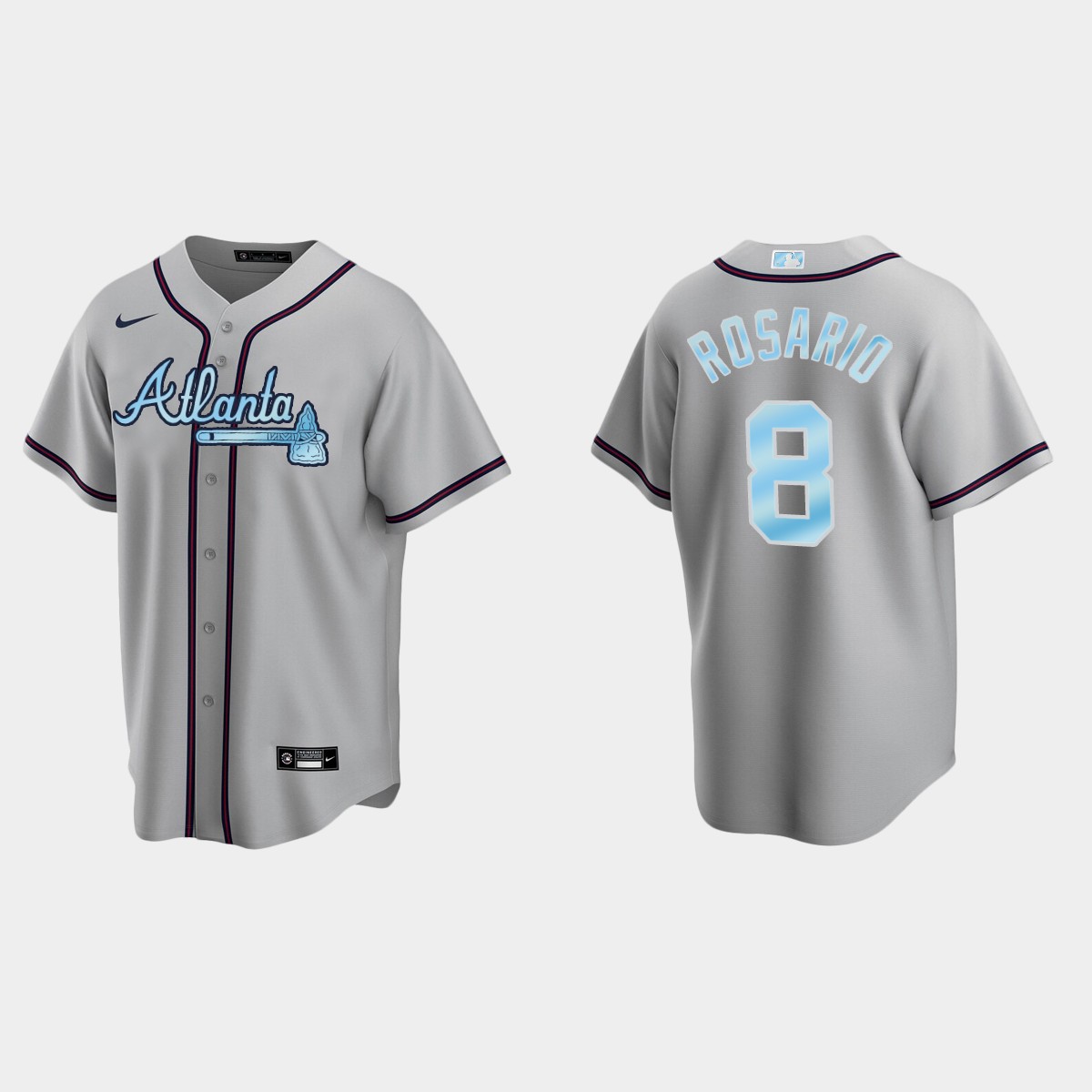 Eddie Rosario Atlanta Braves 2022 Father's Day Jersey - Gray