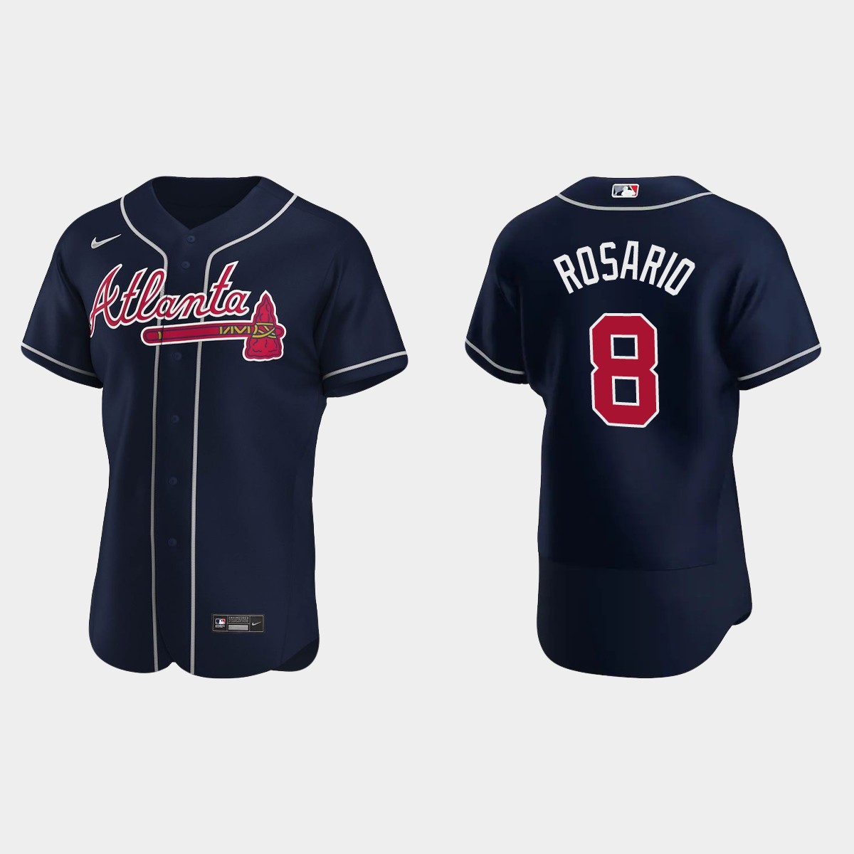 Eddie Rosario Atlanta Braves Alternate Jersey - Navy