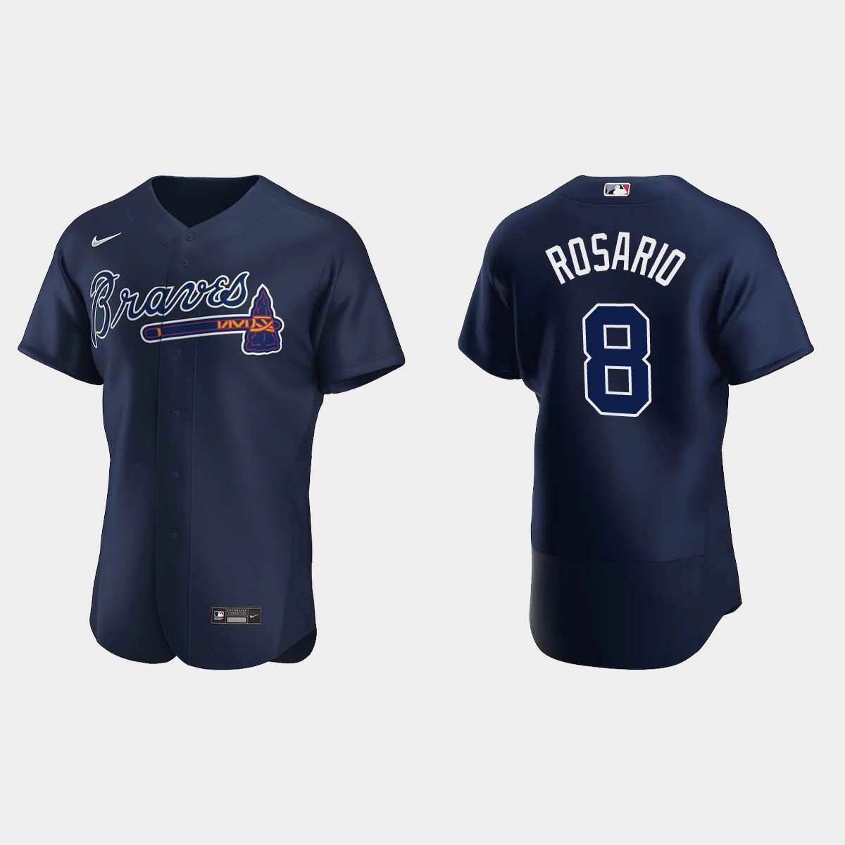 Eddie Rosario Atlanta Braves Jersey - Navy