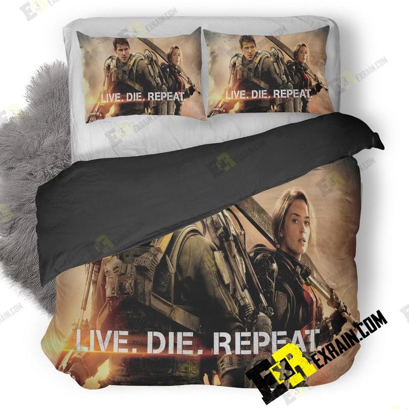 Edge Of Tomorrow Movie 3D Customized Duvet Cover Bedding Set