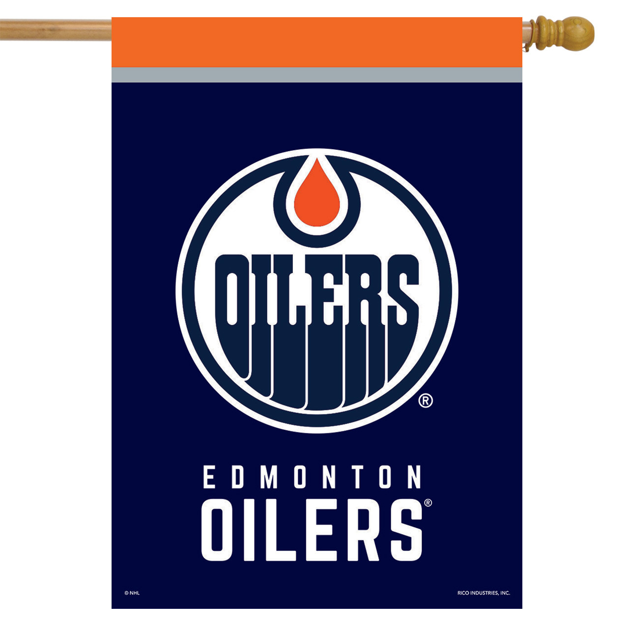 Edmonton Oilers NHL Garden Flag, House Flag