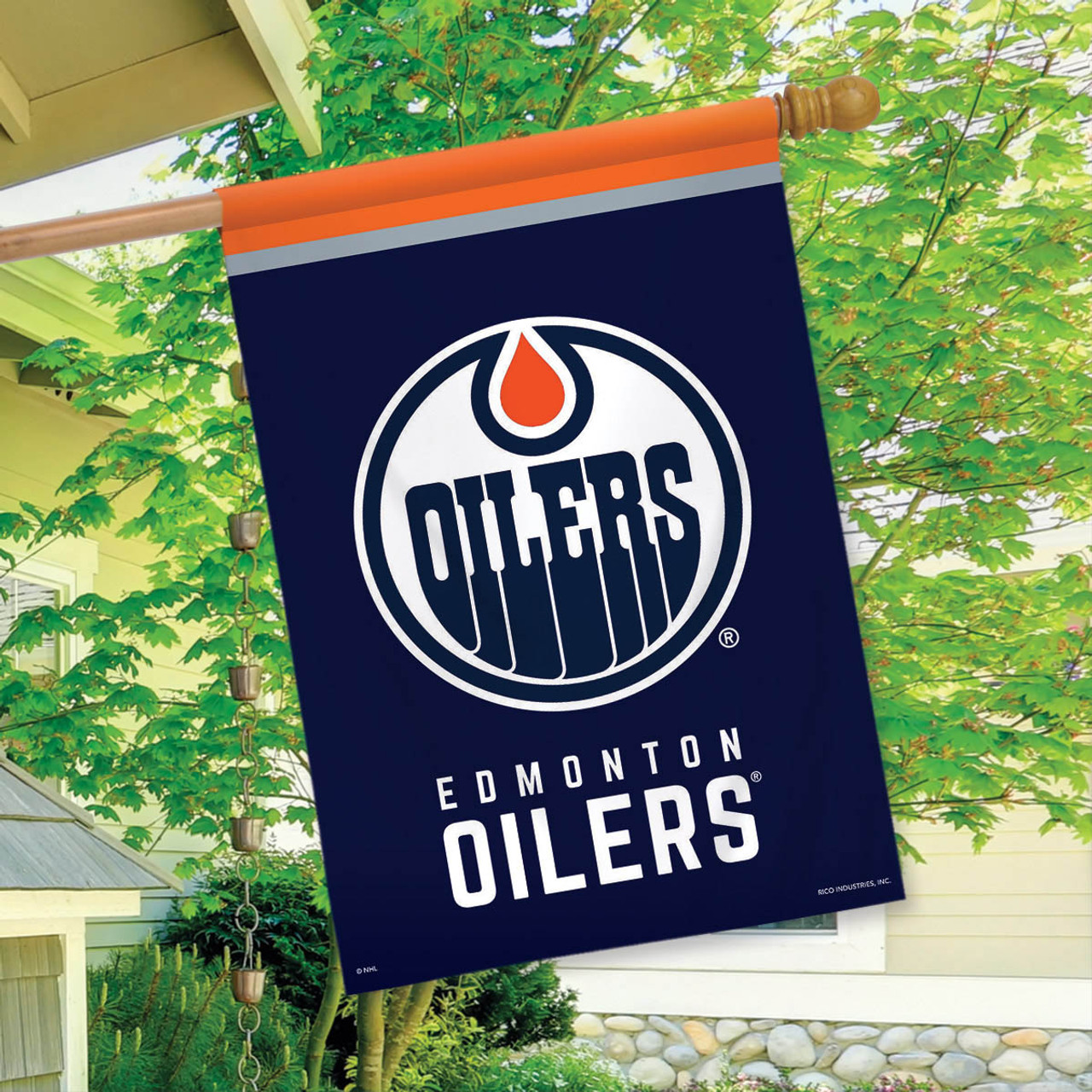 Edmonton Oilers NHL Garden Flag, House Flag