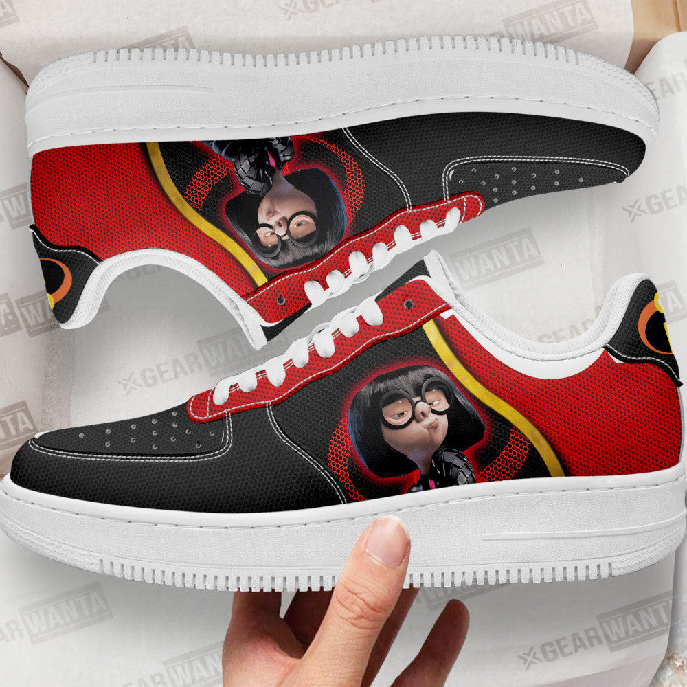 Edna Mode Air Sneakers Custom Incredible Family Cartoon Shoes