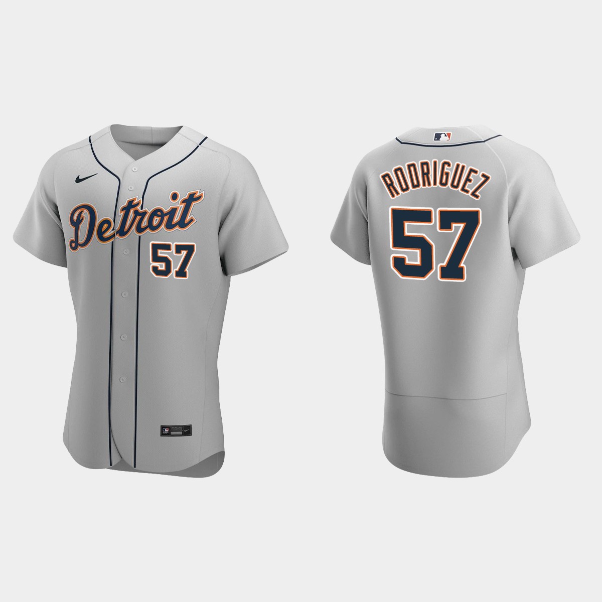 Eduardo Rodriguez Detroit Tigers Road Jersey - Gray