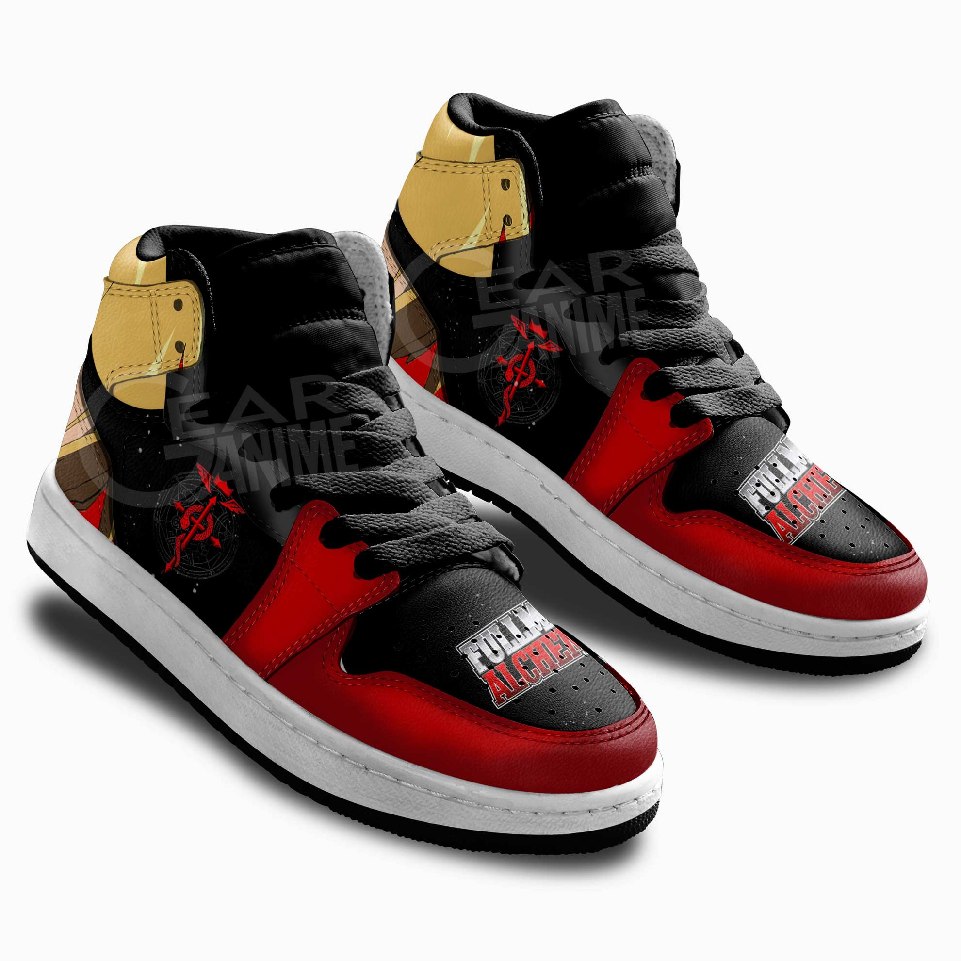 Edward Elric Kids Sneakers Fullmetal Alchemist Anime Kids Shoes