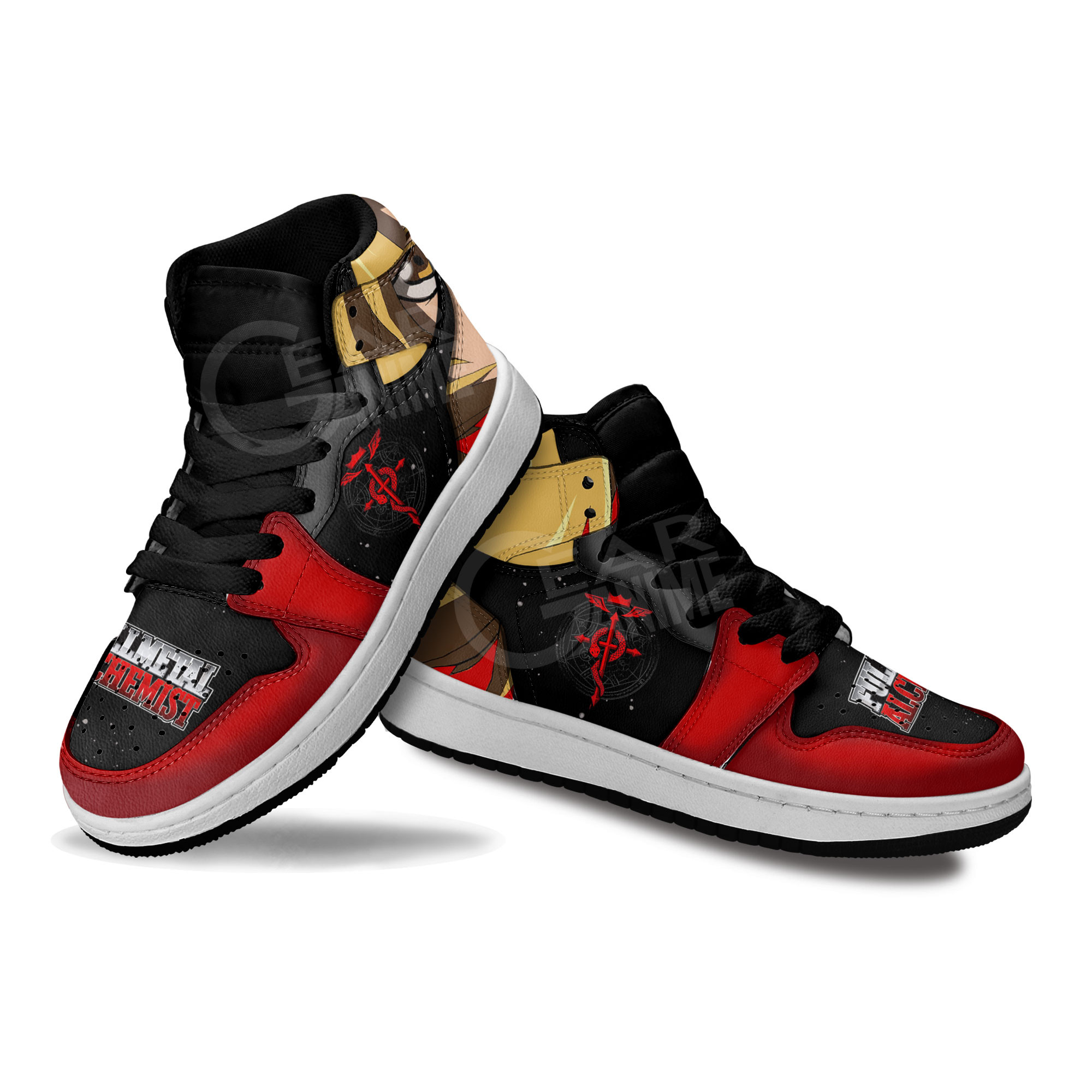 Edward Elric Kids Sneakers Fullmetal Alchemist Anime Kids Shoes