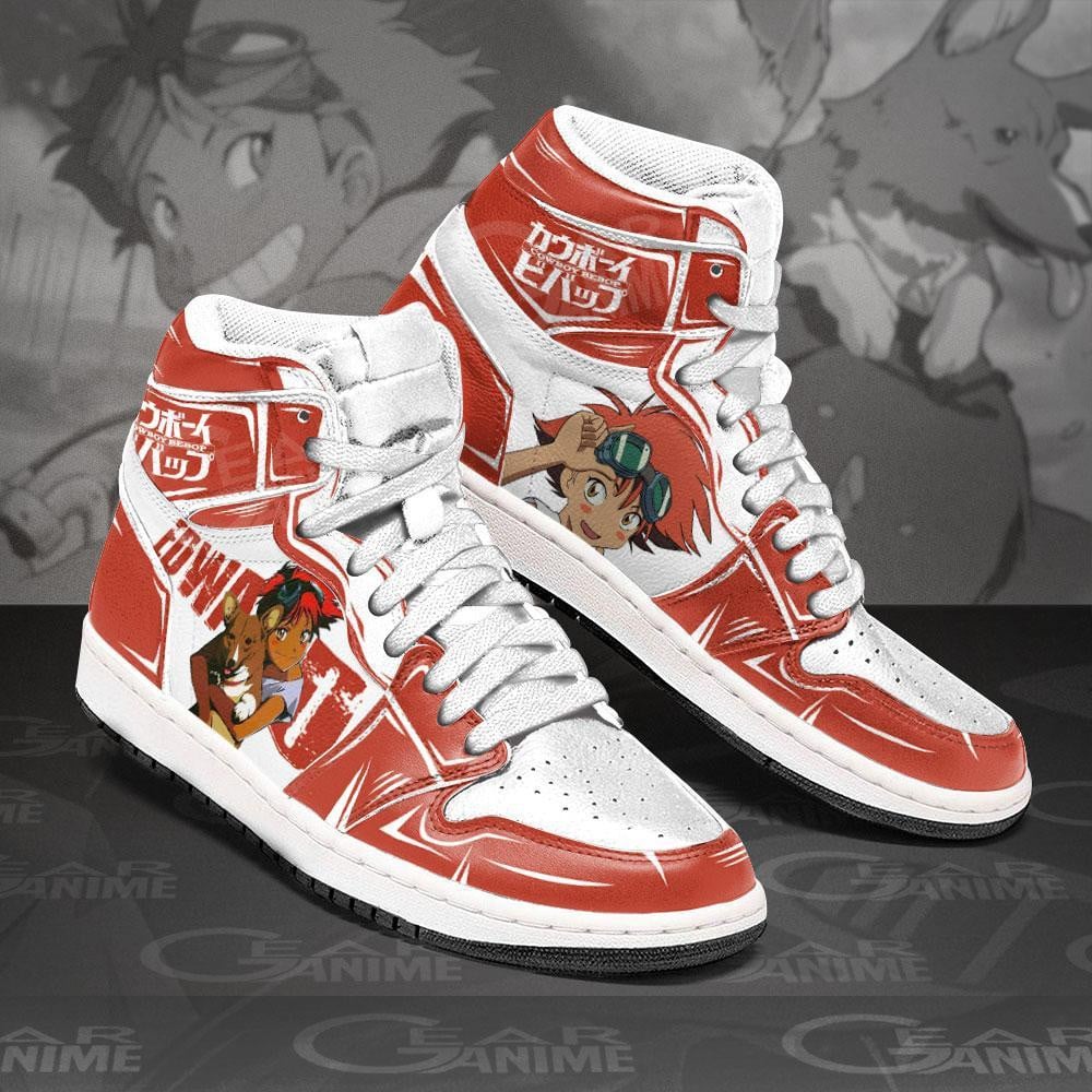 Edward JD1s Sneakers Cowboy Bebop Anime Shoes, Air Jordan Hightop
