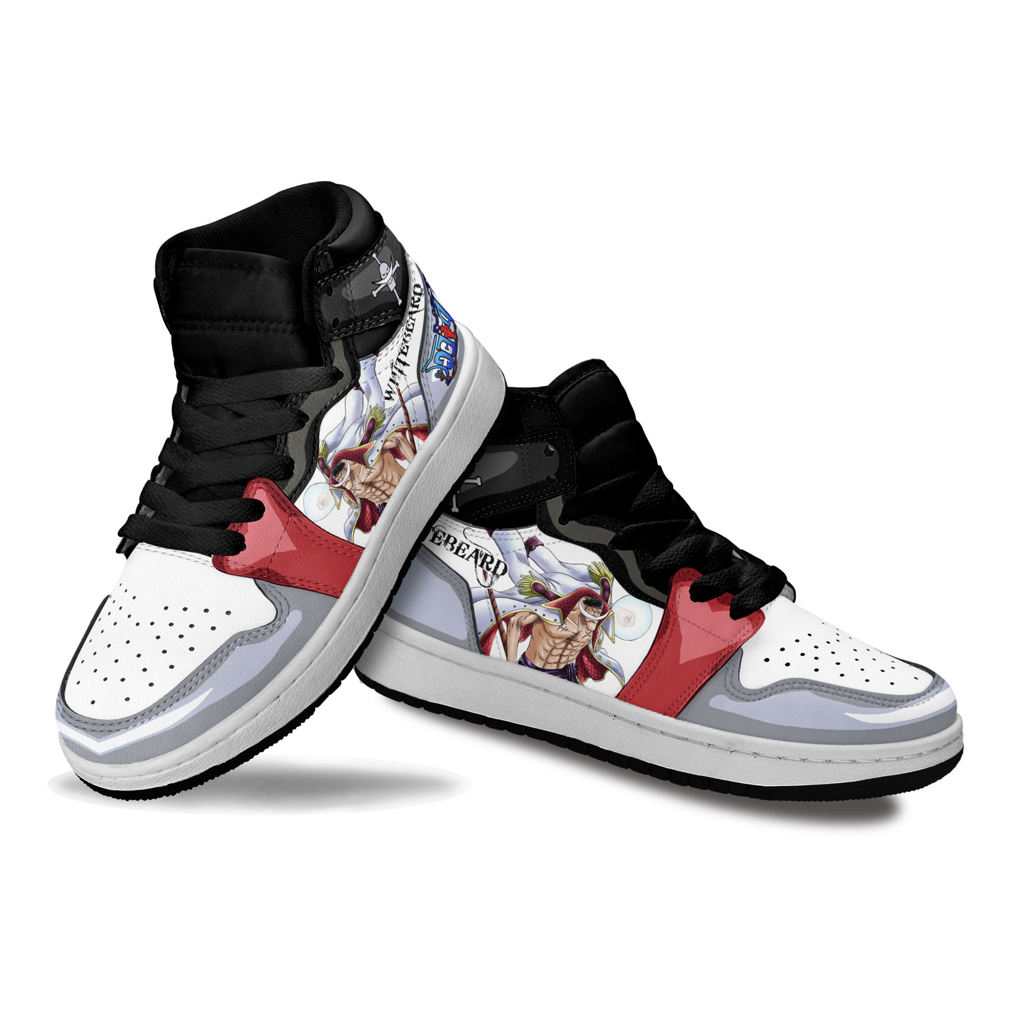 Edward Newgate Kids Sneakers Custom One Piece Anime Shoes For Kids