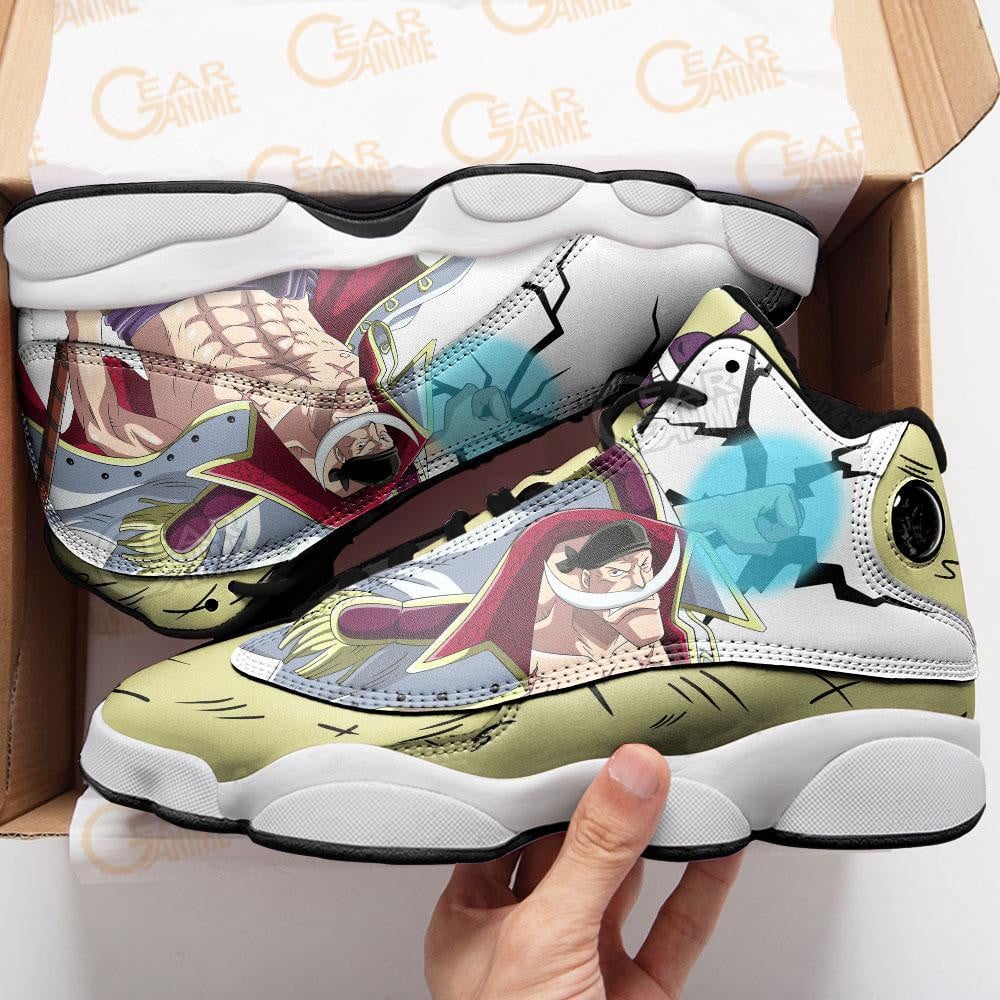 Edward Newgate Whitebeard JD13 Sneakers Custom Anime One Piece Shoes