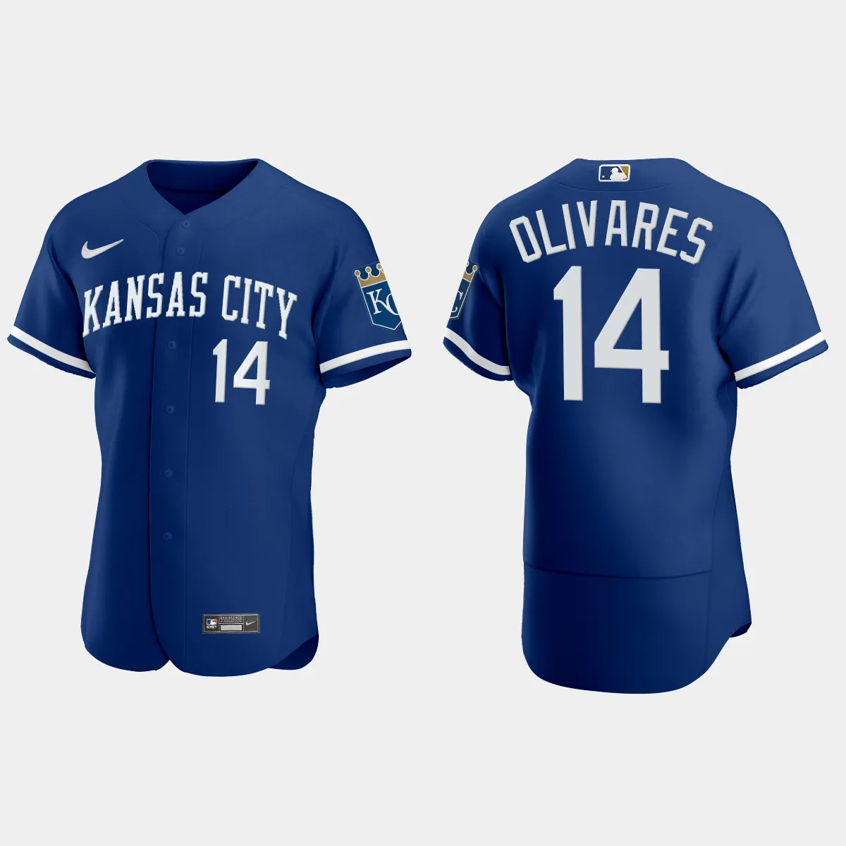 Edward Olivares Kansas City Royals Jersey - Royal