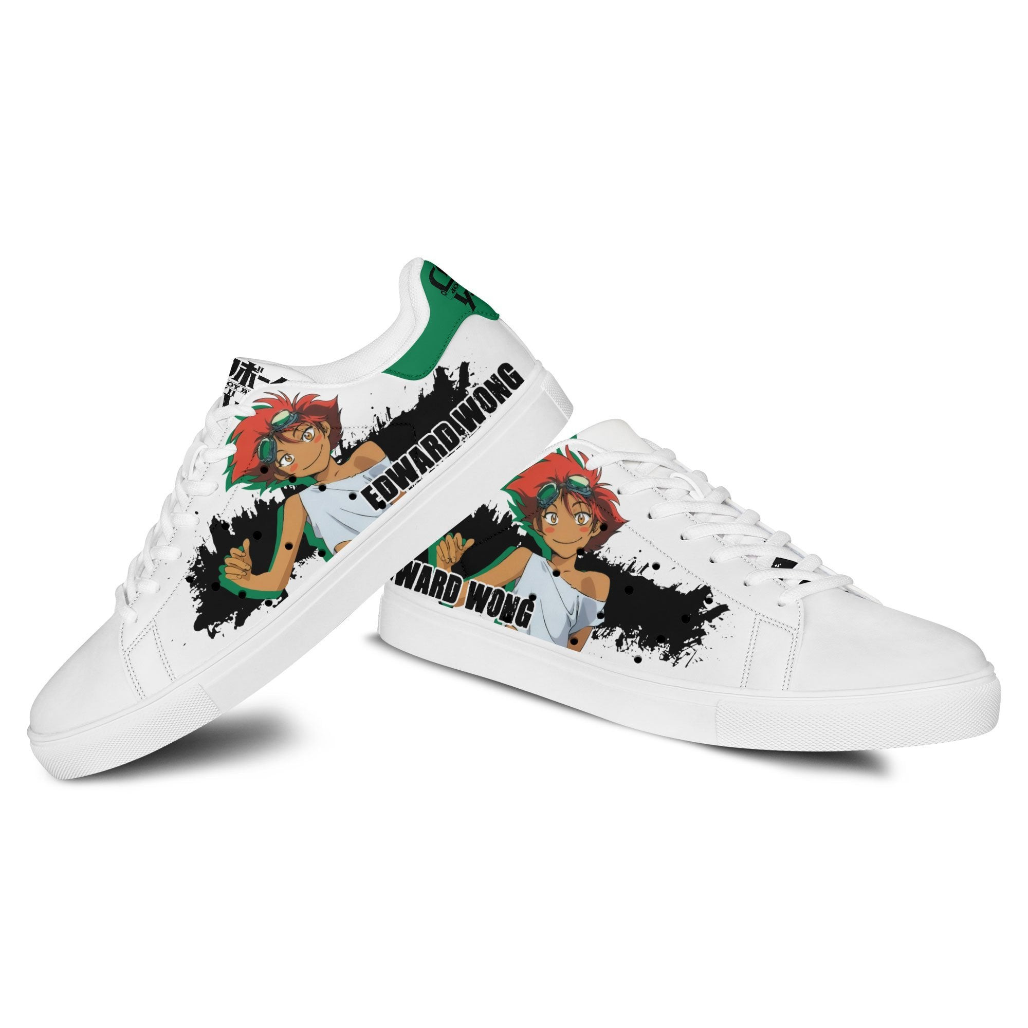 Edward Wong IV Skate Sneakers Custom Cowboy Bebop Anime Shoes