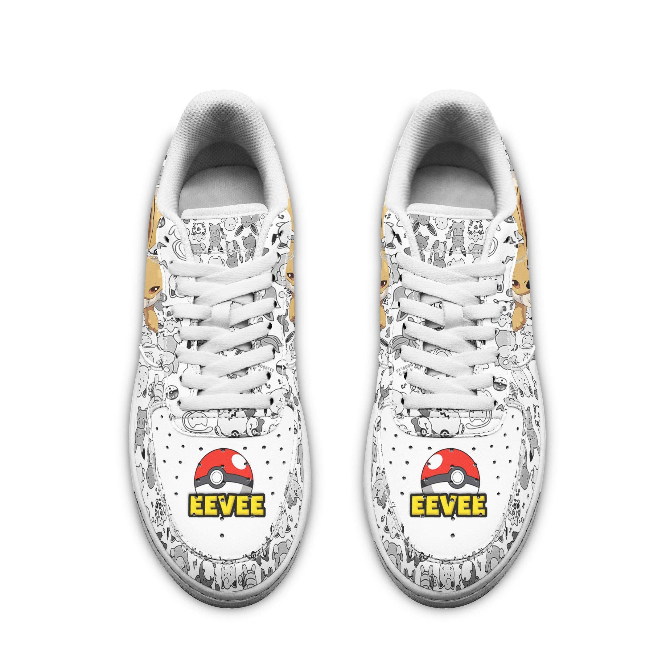 Eevee Air Sneakers Custom Anime Pokemon Shoes