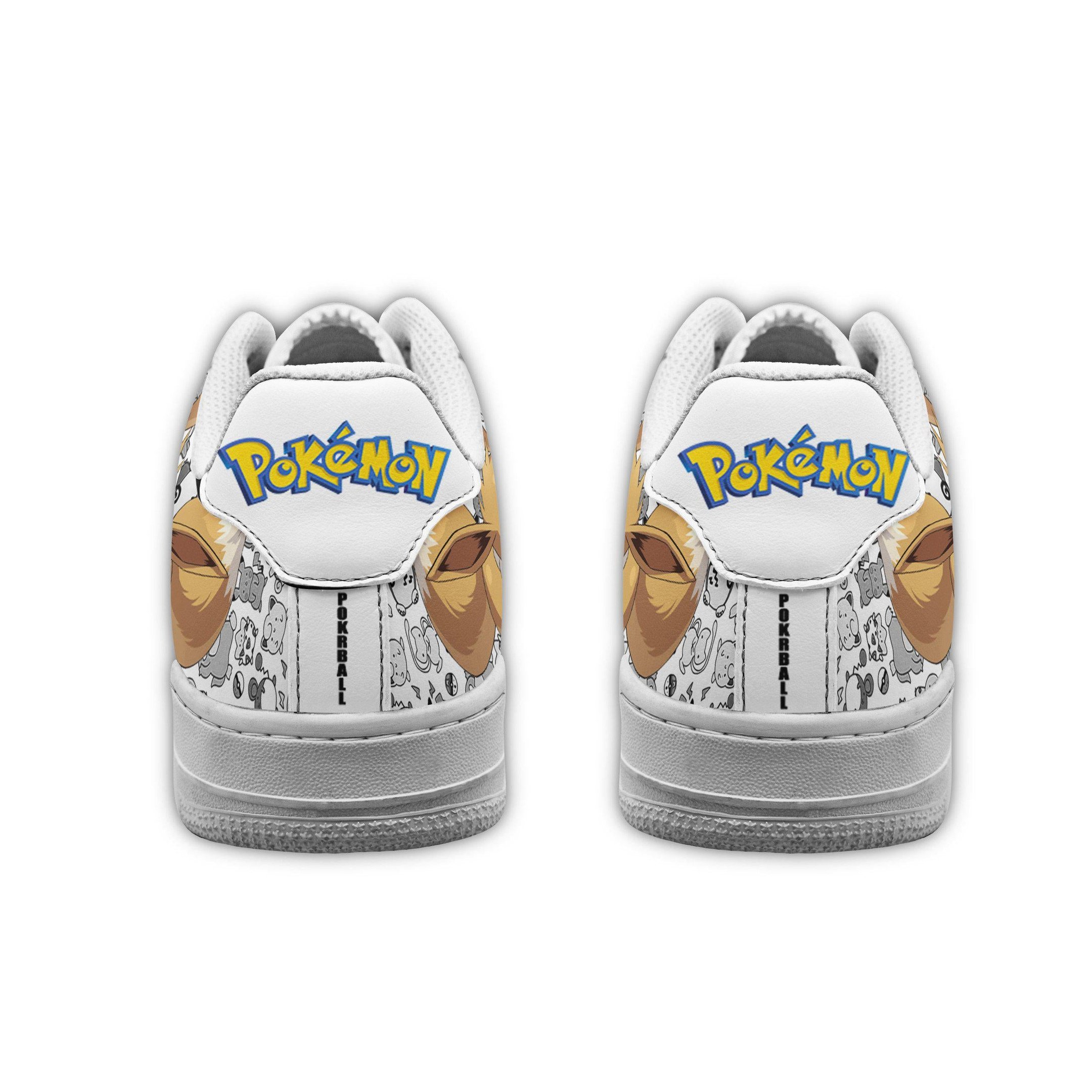 Eevee Air Sneakers Custom Anime Pokemon Shoes
