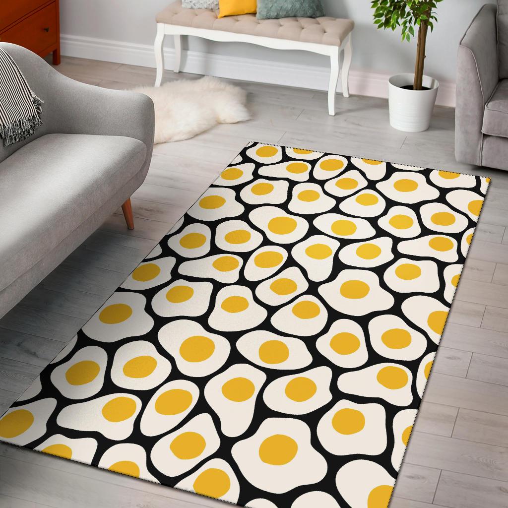 Egg Fried Pattern Are Rectangle Rug
