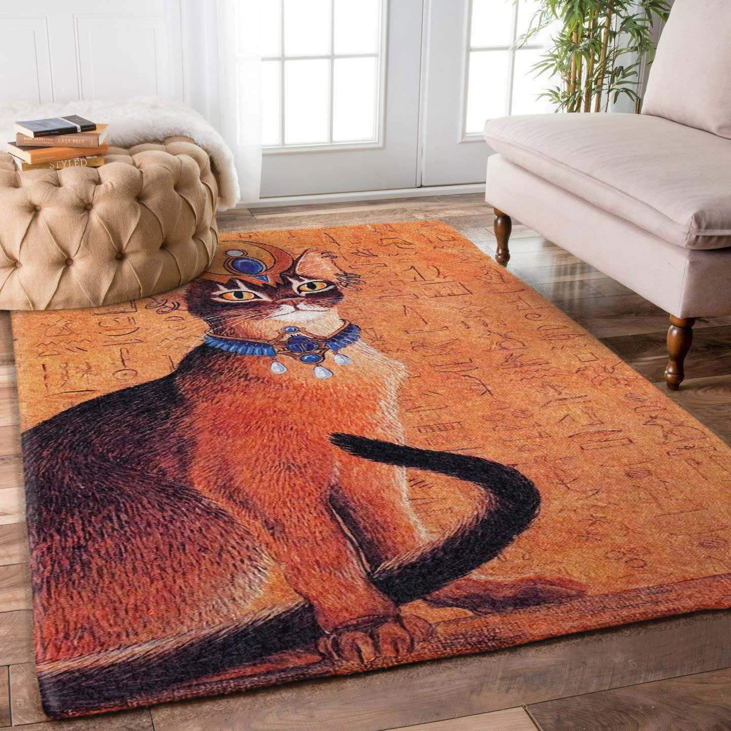 Egyptian Cat Limited Edition Rectangle Rug