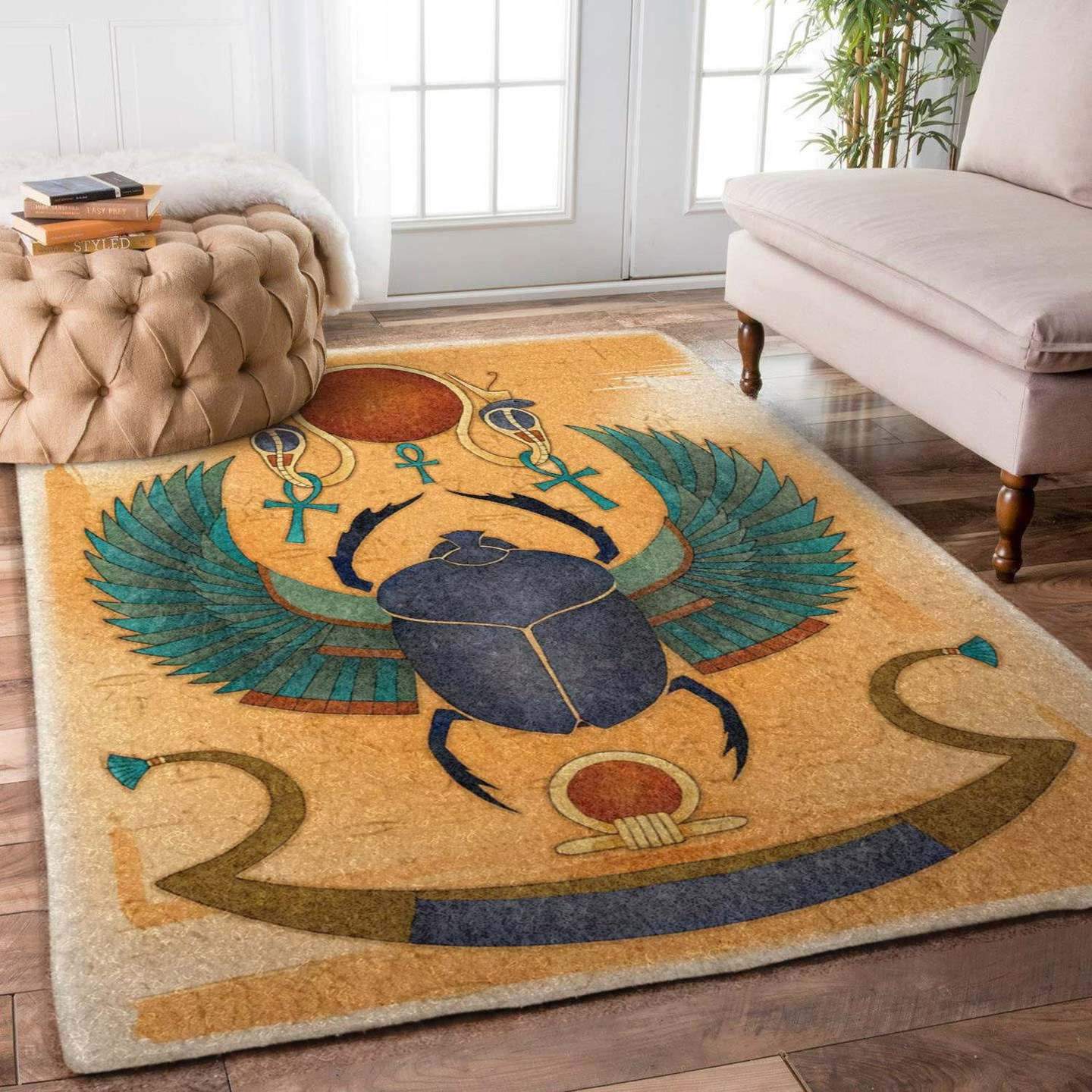 Egypts Carabeo Egizio Limited Edition Rectangle Rug