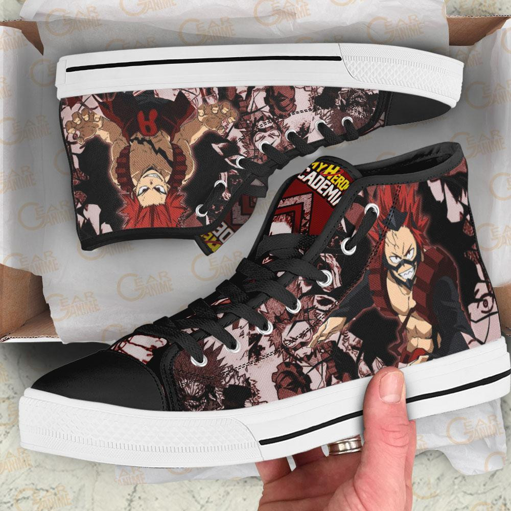 Eijiro Kirishima High Top Shoes Custom Anime My Hero Academia Sneakers