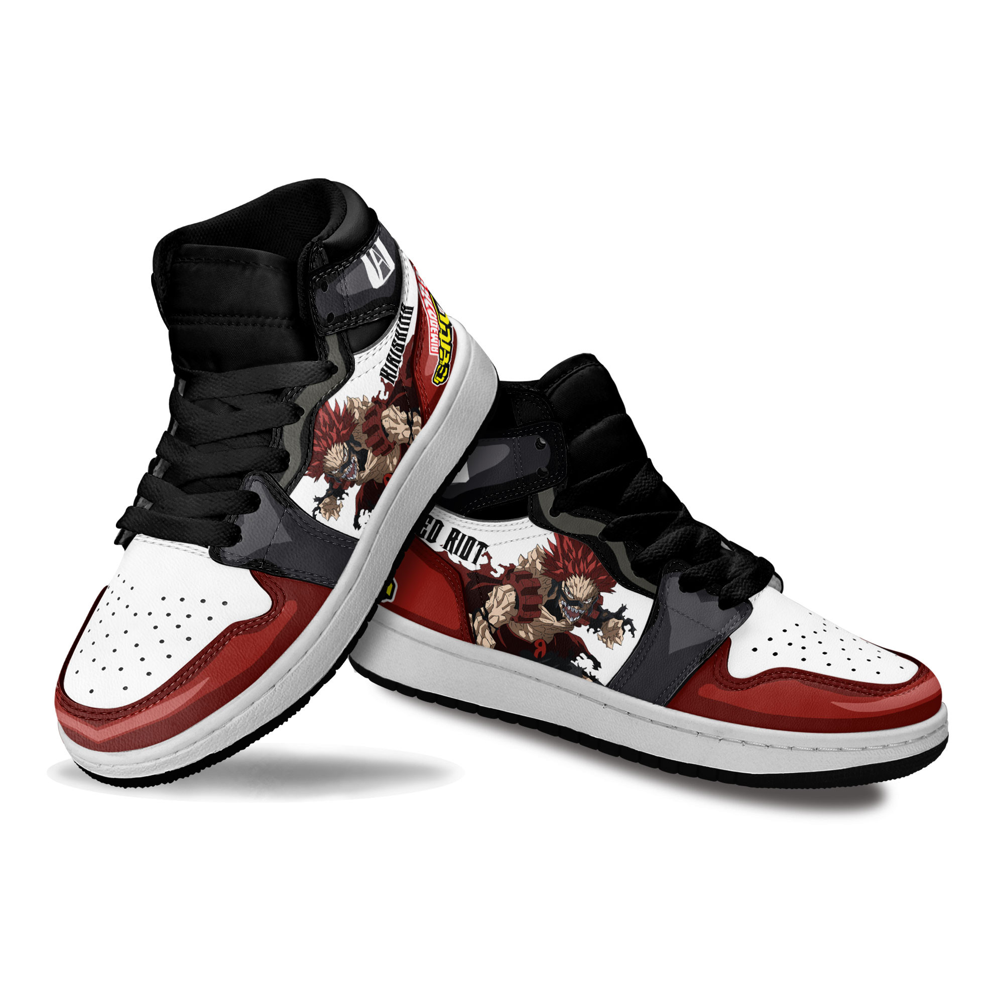 Eijiro Kirishima Kids Sneakers Custom My Hero Academia Anime Shoes For Kids