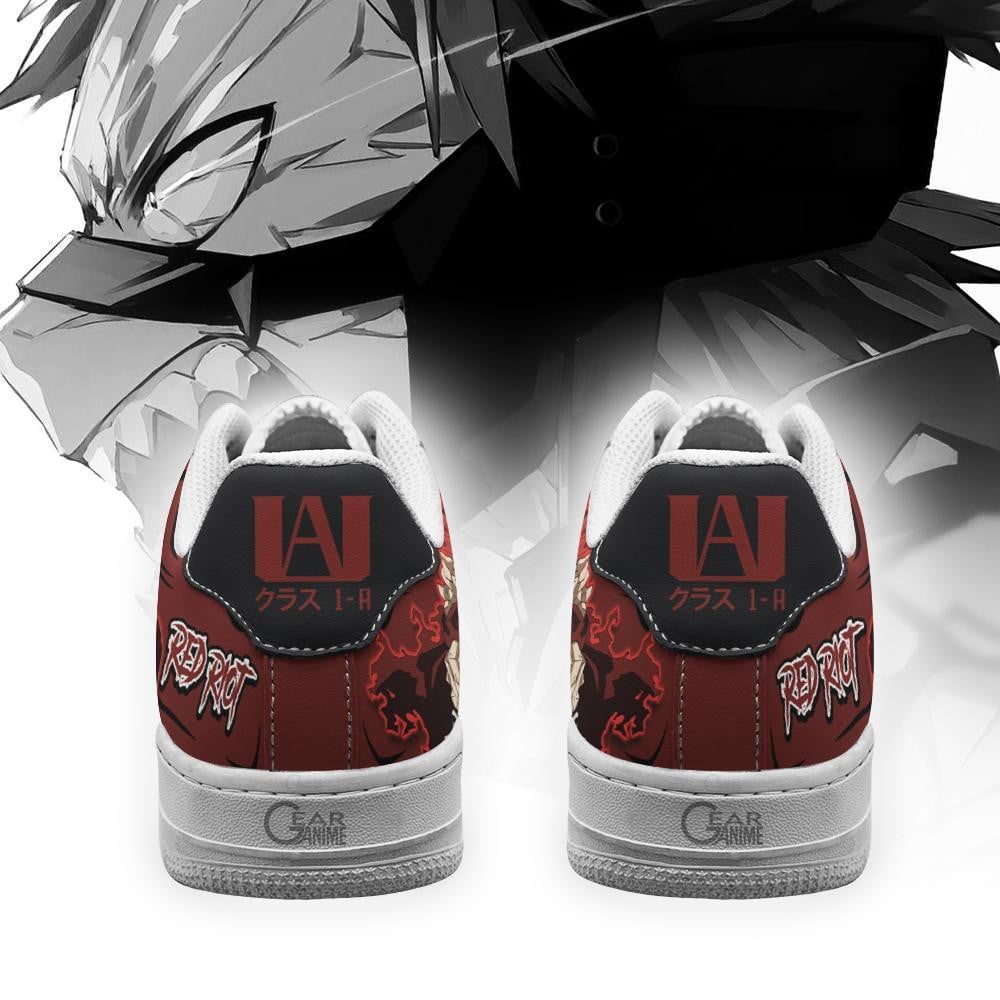 Eijiro Red Riot Air Sneakers Custom My Hero Academia Anime Shoes