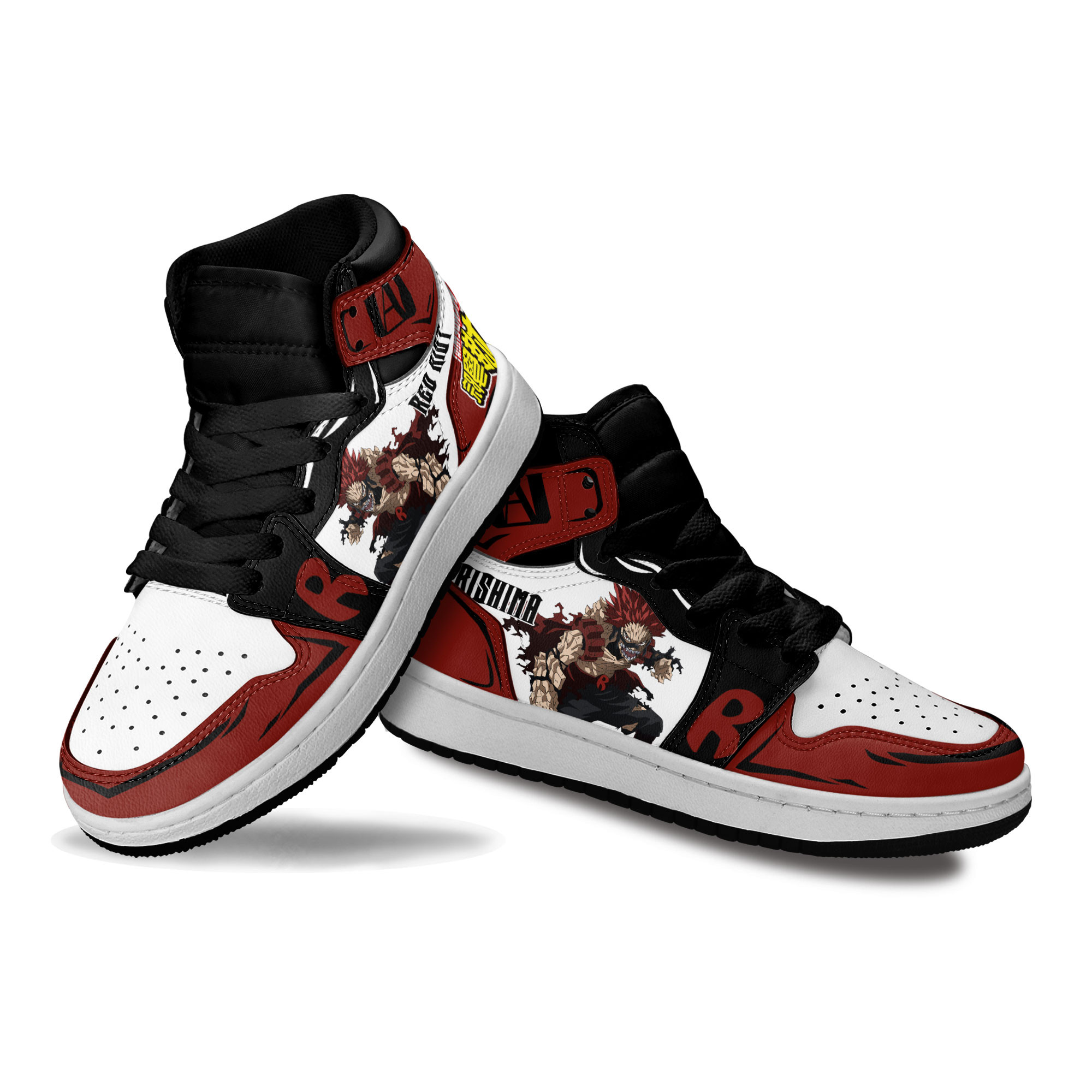 Eijirou Kirishima Kids Sneakers Custom Anime My Hero Academia Shoes For Kids