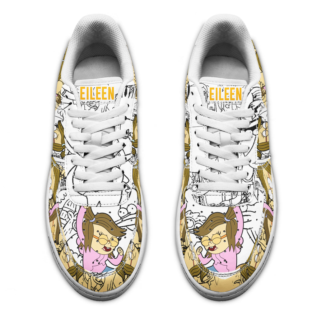 Eileen Regular Show Air Sneakers Custom Cartoon Shoes
