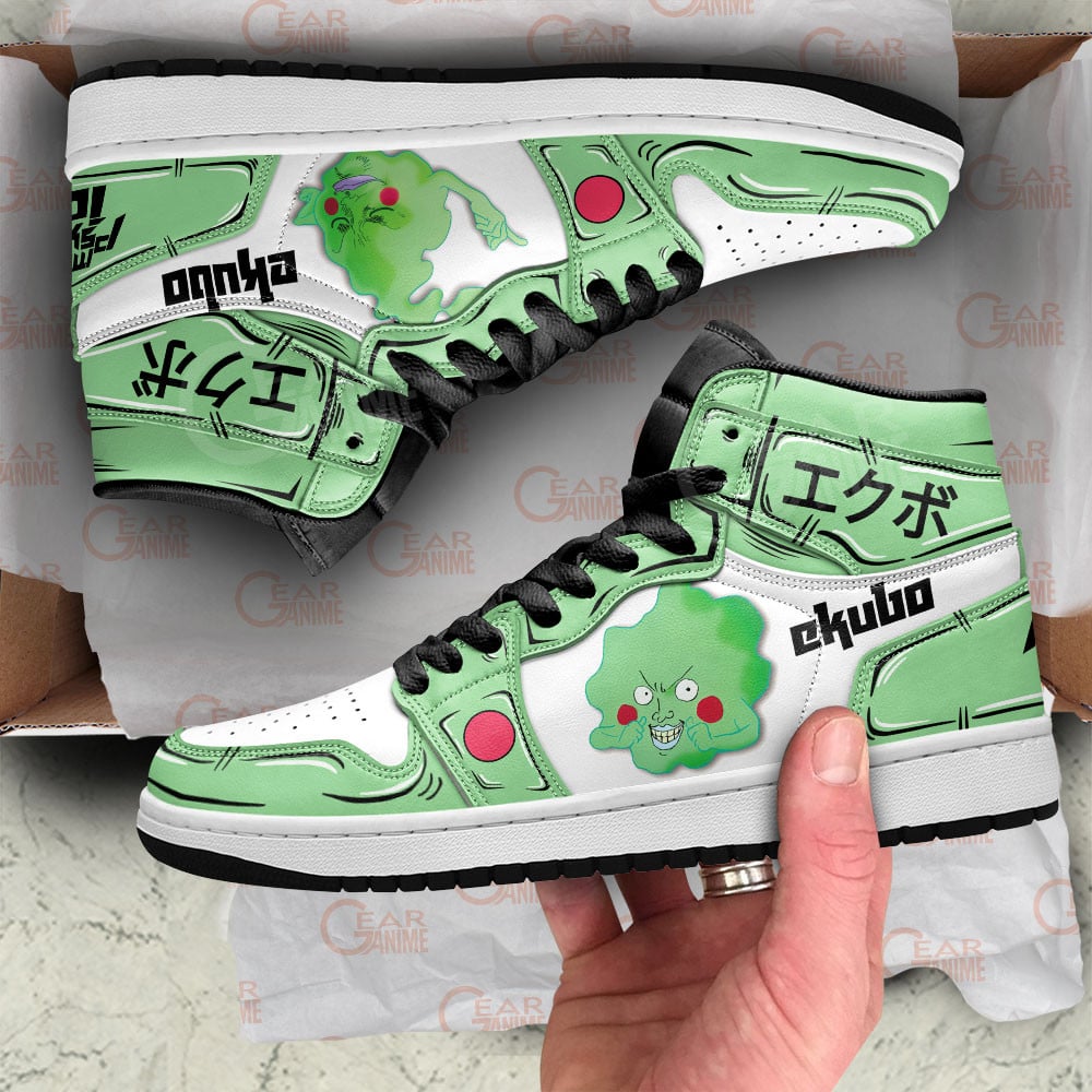 Ekubo JD1s Sneakers Mob Psycho 100 Anime Shoes, Air Jordan Hightop