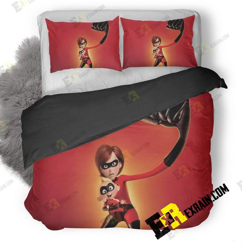 Elastigirl And Jack Jack Parr In The Incredibles V8 3D Customized Duvet Cover Bedding Set