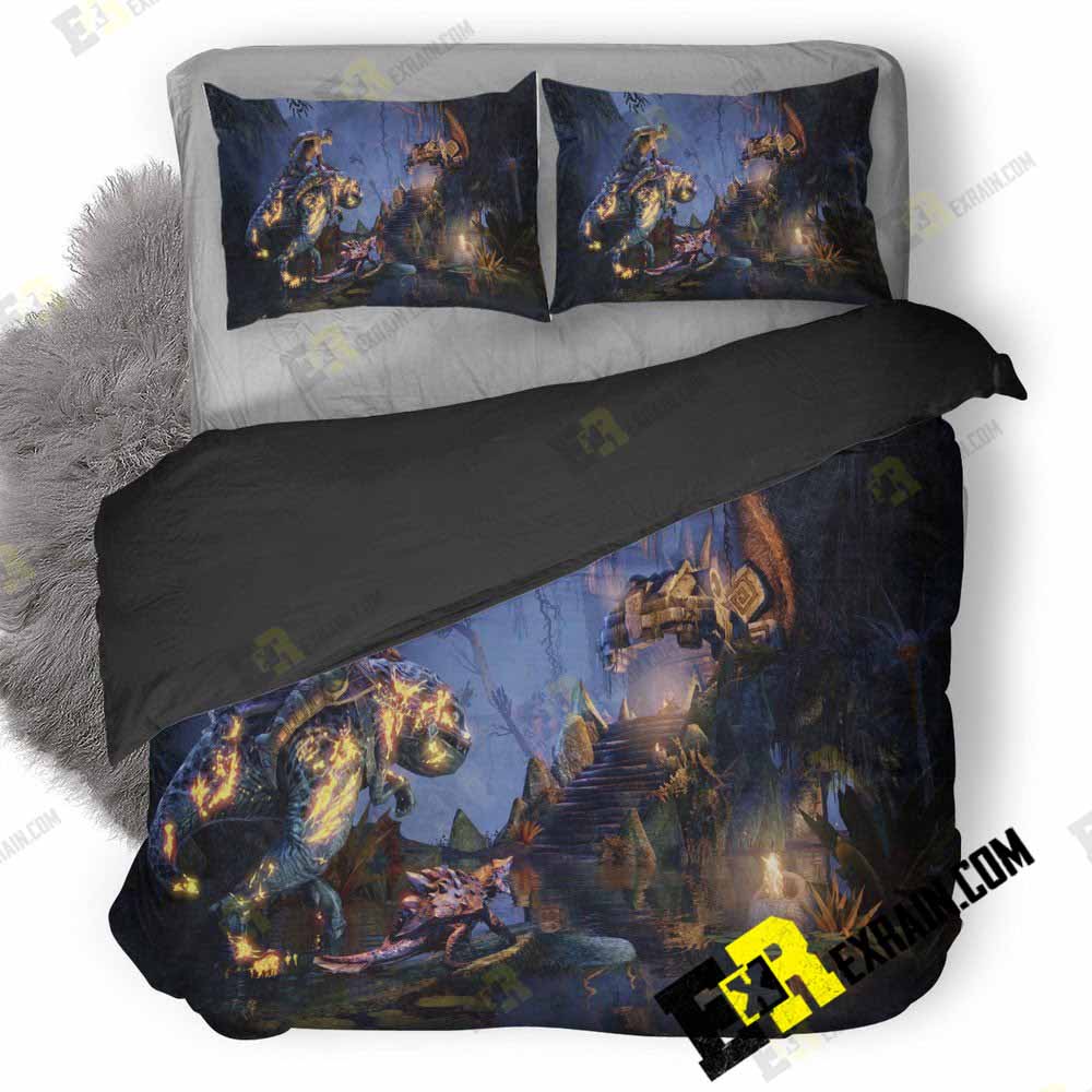 Elderscrolls Img 3D Customized Duvet Cover Bedding Set