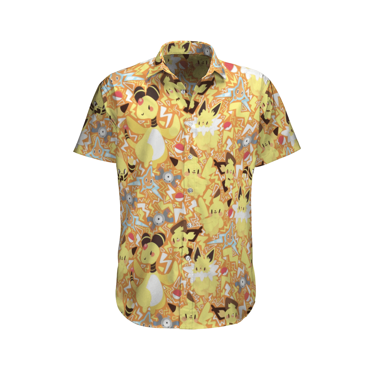 Electric Type Pokemon Hawaiian Shirt
