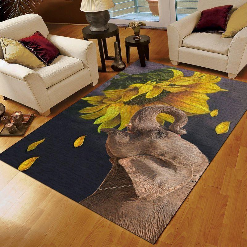Elep Sunf Rectangle Rug