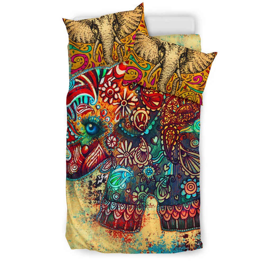 Elephant 3D Customized Duvet Cover Bedding Set