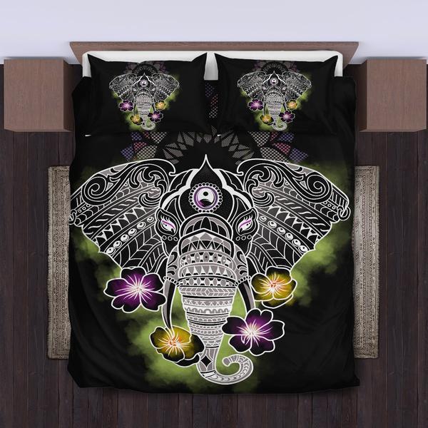 Elephant Art Duvet Cover Bedding Set