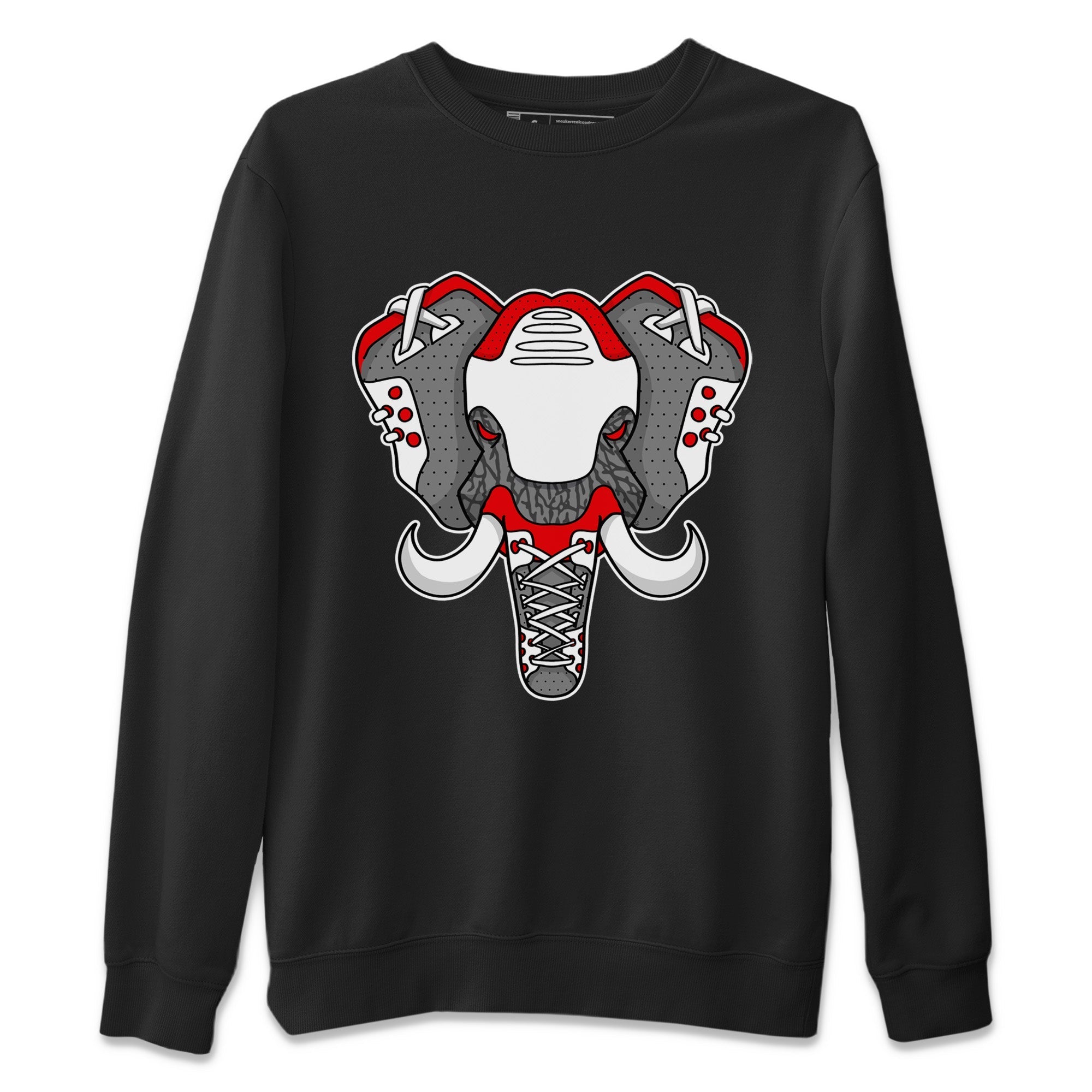Elephant Symbol Unisex Sweater – Air Jordan 3 Fire Red, Sneakers Matching Sweater