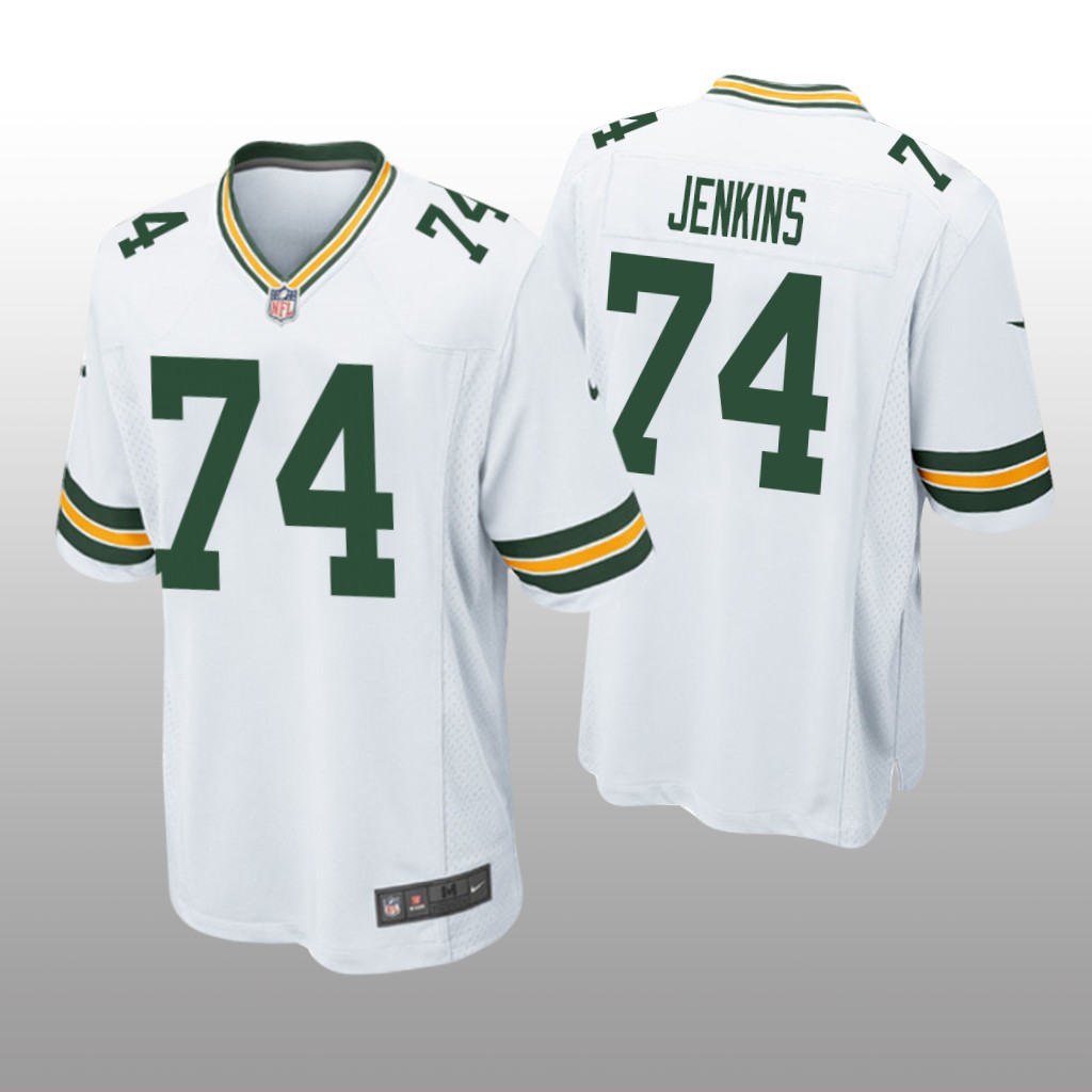 Elgton Jenkins Green Bay Packers White NFL Draft Game Jersey