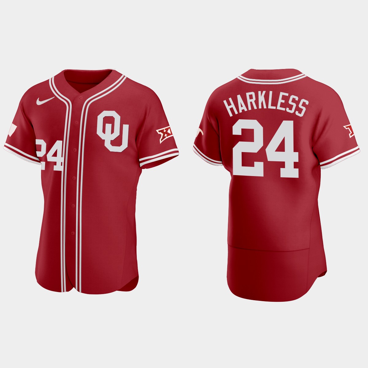 Elijah Harkless Oklahoma Sooners 2021 Vapor Prime College Jersey - Red