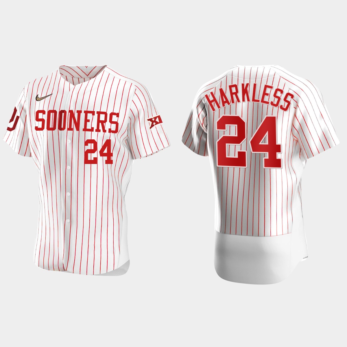Elijah Harkless Oklahoma Sooners 2021 Vapor Prime College Jersey - White