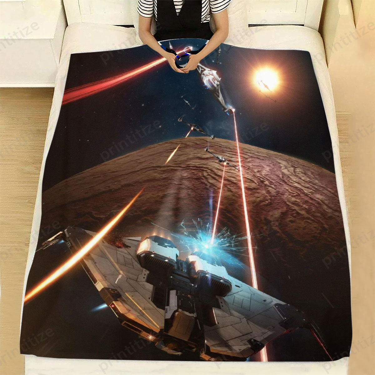 Elite Dangerous Beyond Fleece Blanket