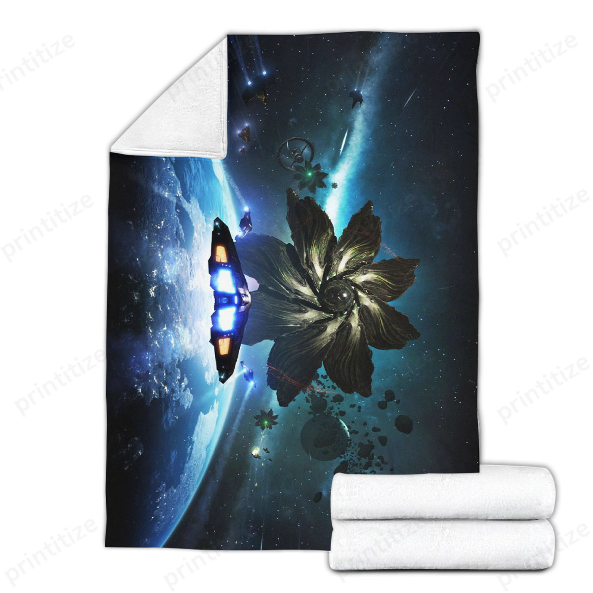 Elite Dangerous Elite Dangerous The Return Fleece Blanket